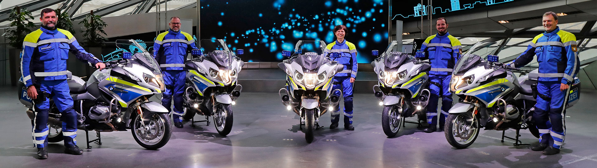 New motorcycles for the Bavarian police BMW Motorrad Authorities